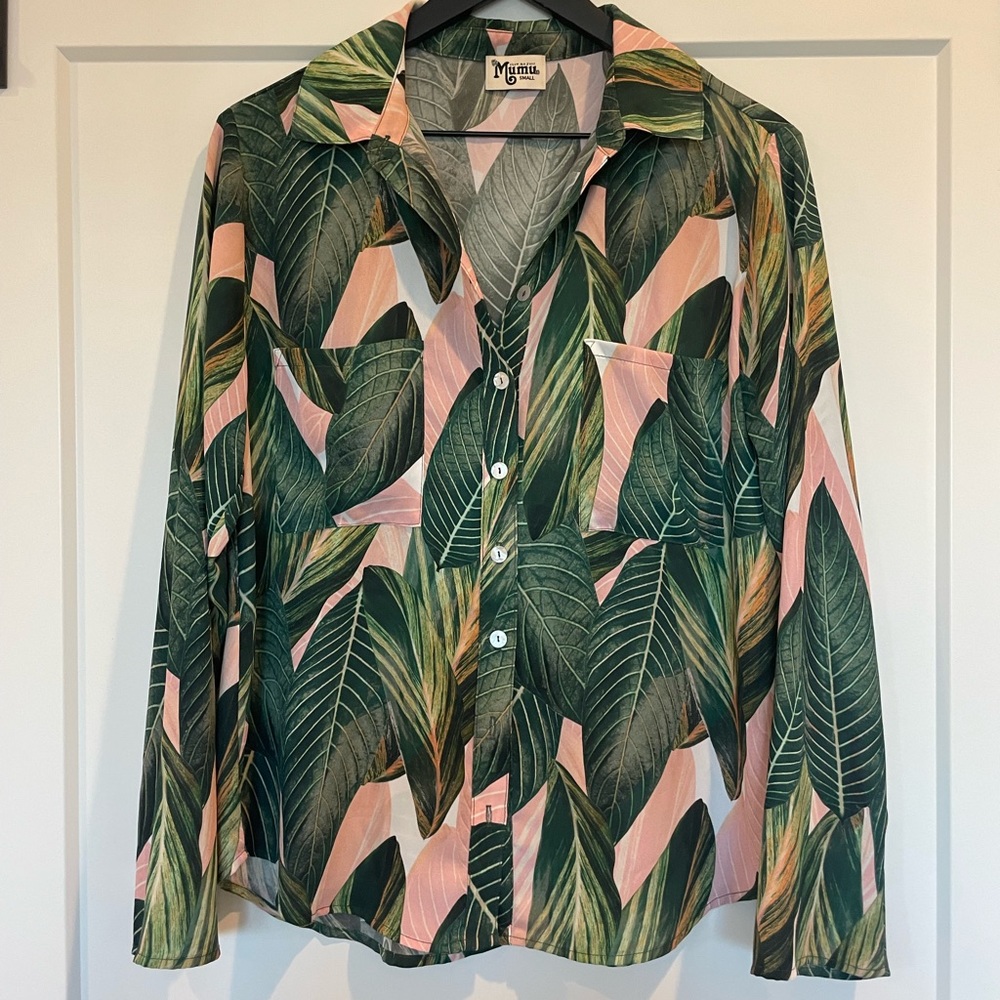 Floral button up